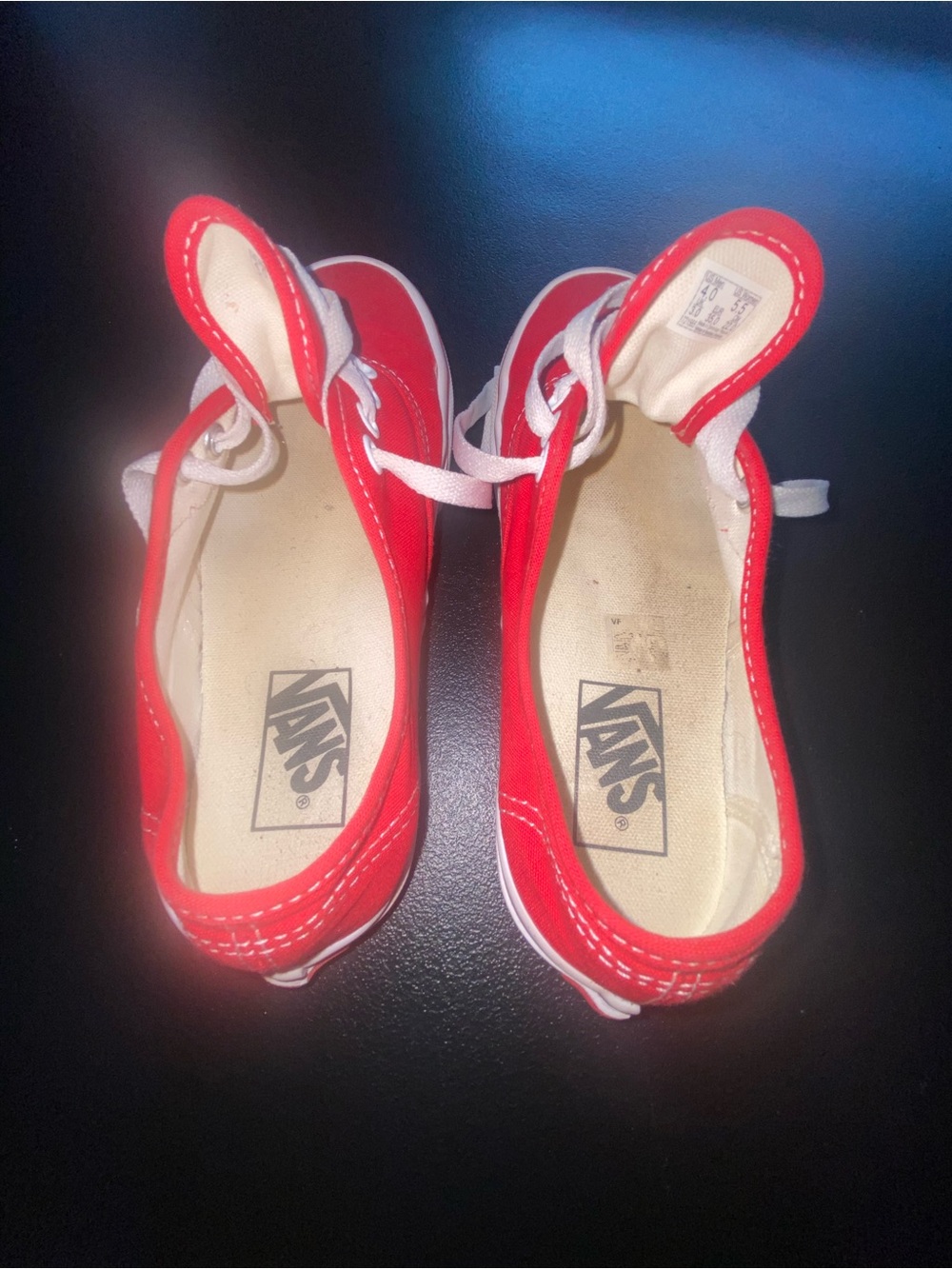 Red & White Vans - Picture 6 of 13